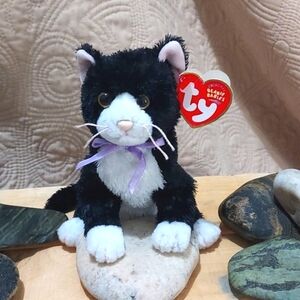 TY ORIGINAL BEANIE BABIE FUSSY THE CAT 2004 COLLECTIBLE